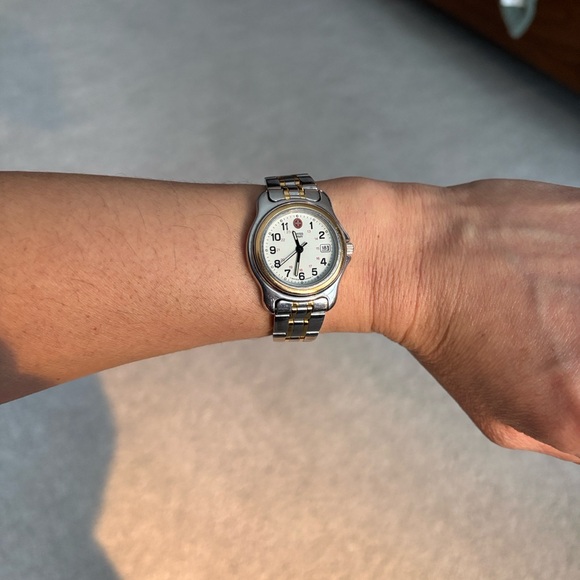 Swiss Army Ladies Officer 30mm Quartz Watch – Two-Tone, White Dial - Picture 8 of 9